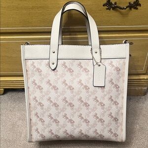 Coach Horse & Carriage Print Field Tote